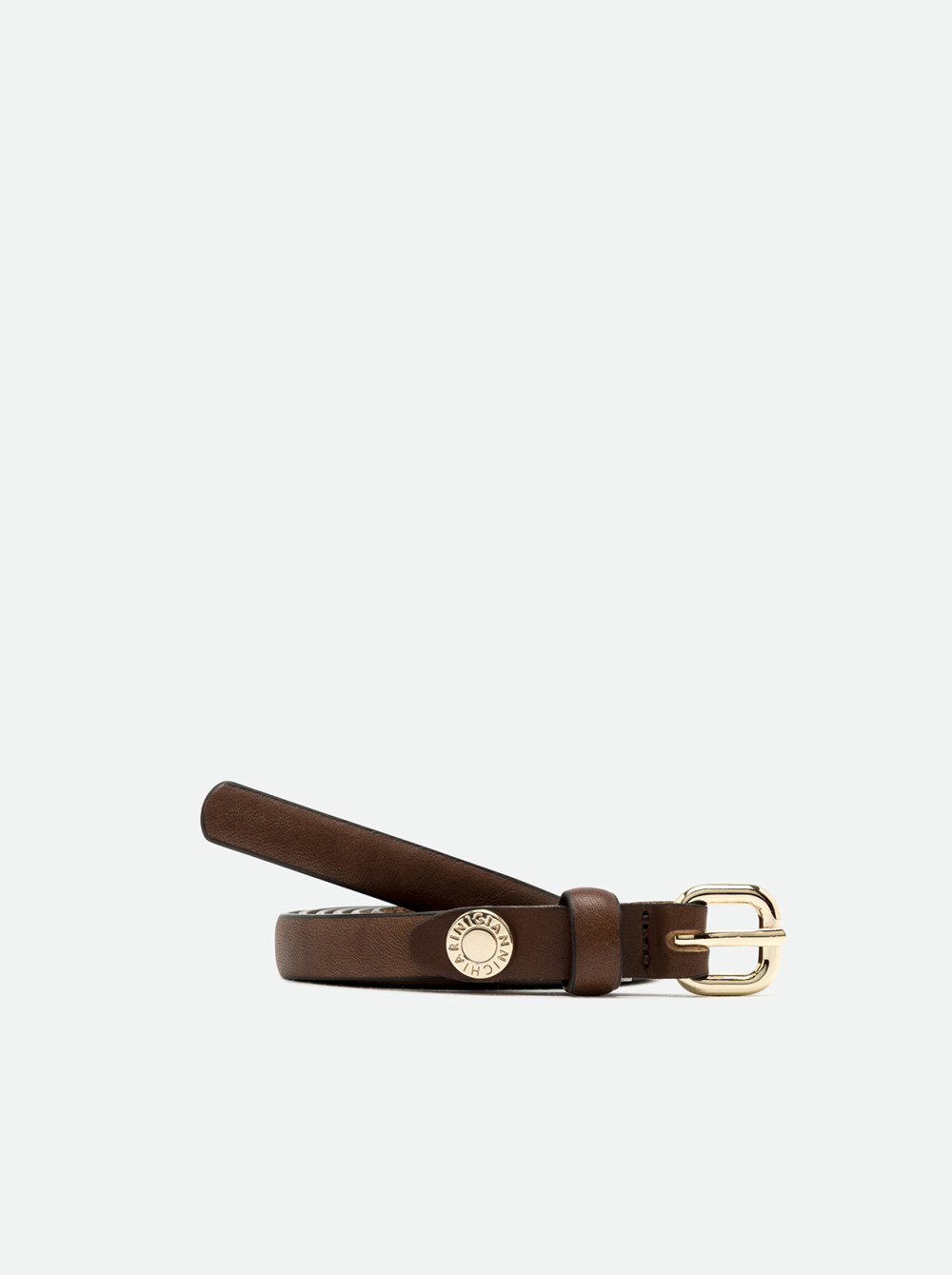 GIANNI CHIARINI: КОЖАНЫЙ РЕМЕНЬ 1,5 CM