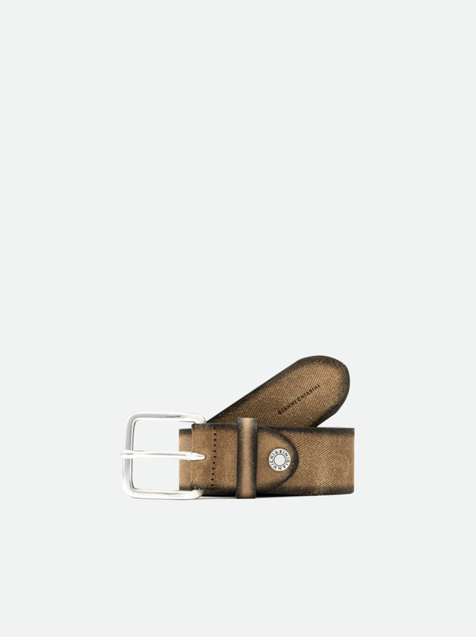CINTURA IN PELLE 4 CM