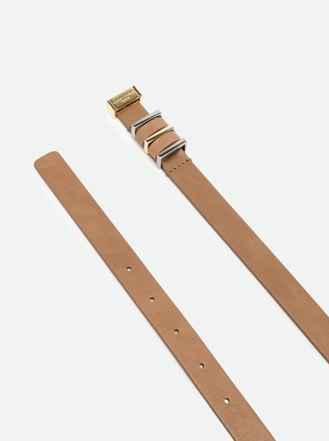 CINTURA IN PELLE 2 CM