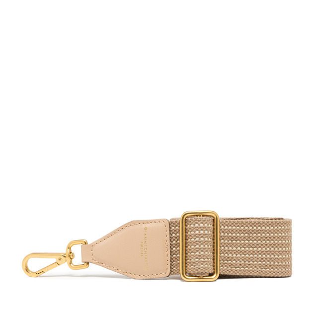 GIANNI CHIARINI RAFIA STRIPES STRAP