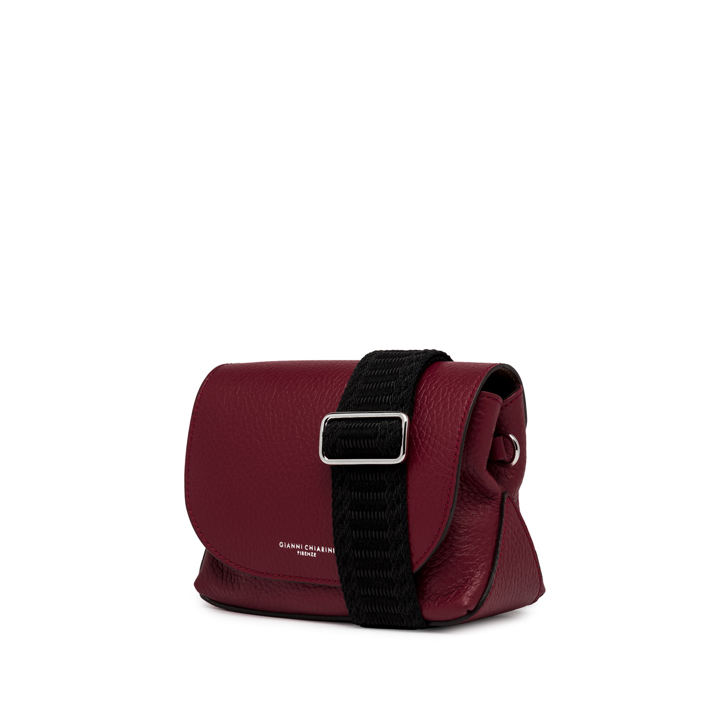 Gianni CHIARINI Brooke mini bag w calf. Jednoporównawcza kieszeń wewnętrzna  i możliwość przenoszenia pod ramieniem i ręką, ze zdejmowanym uchwytem 